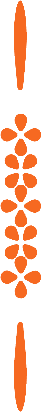 Decorative flower left